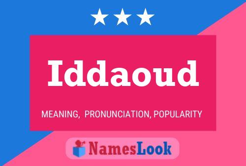 Iddaoud Name Poster