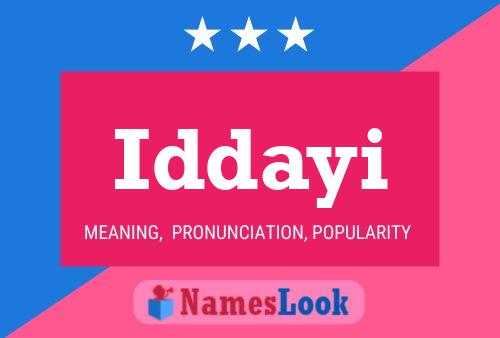 Iddayi Name Poster