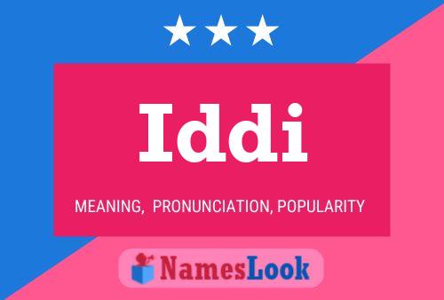 Iddi Name Poster