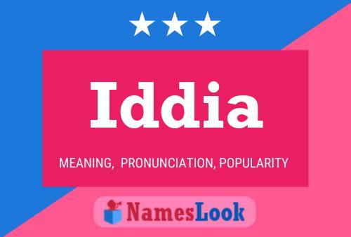 Iddia Name Poster