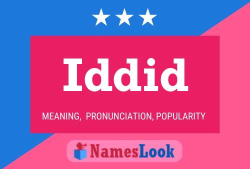 Iddid Name Poster