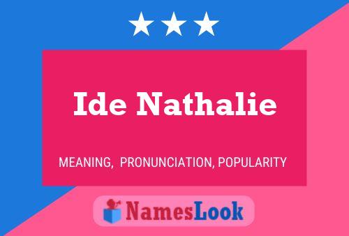 Ide Nathalie Name Poster