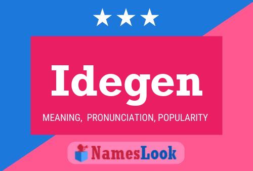 Idegen Name Poster