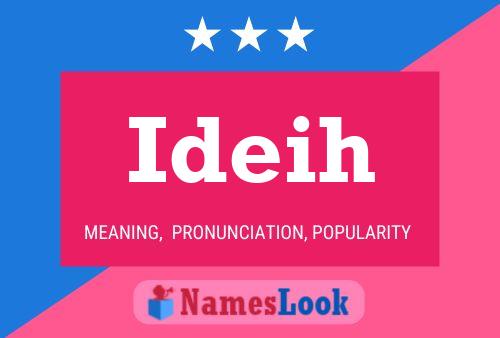 Ideih Name Poster