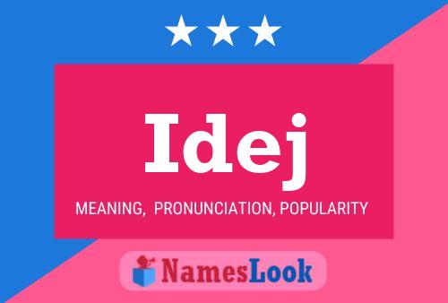 Idej Name Poster