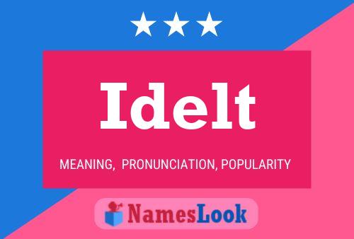 Idelt Name Poster