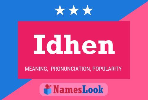 Idhen Name Poster