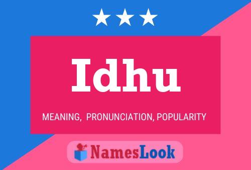 Idhu Name Poster