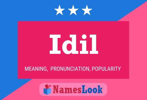 Idil Name Poster