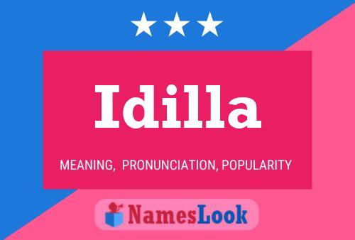 Idilla Name Poster