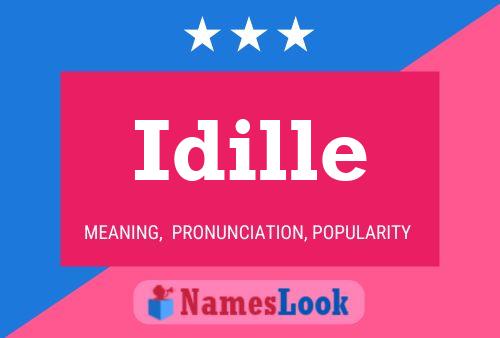 Idille Name Poster