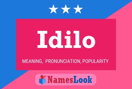 Idilo Name Poster