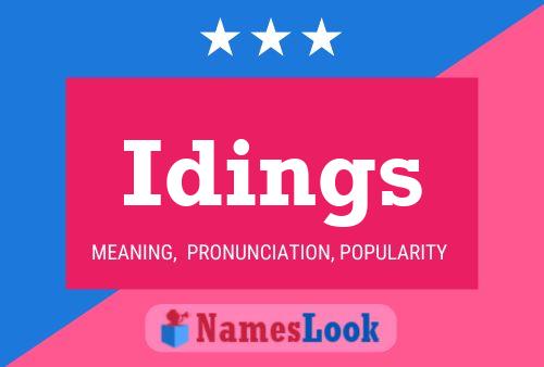 Idings Name Poster