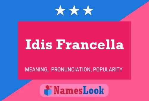 Idis Francella Name Poster