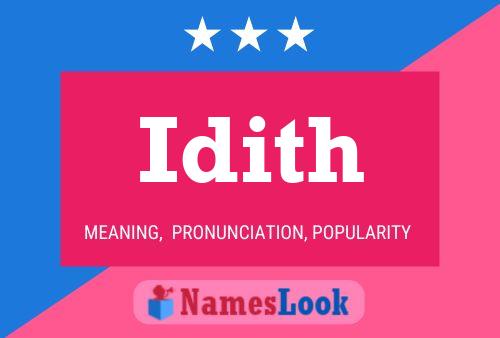 Idith Name Poster