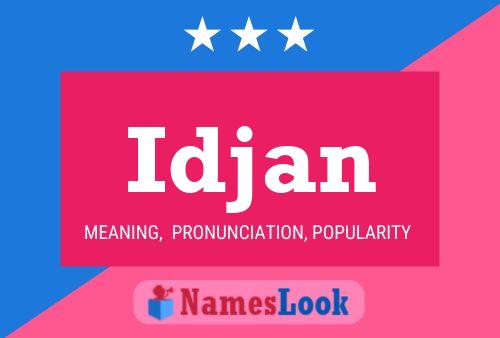 Idjan Name Poster