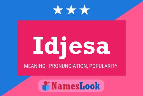 Idjesa Name Poster