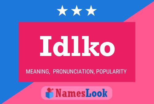 Idlko Name Poster