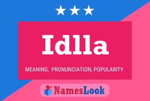 Idlla Name Poster