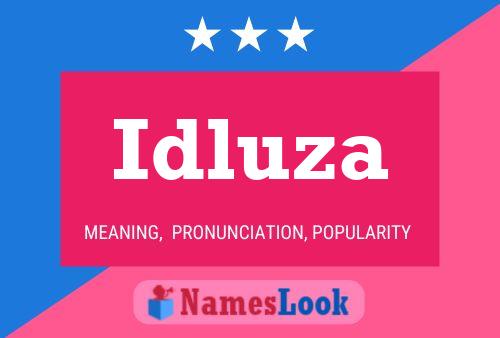 Idluza Name Poster