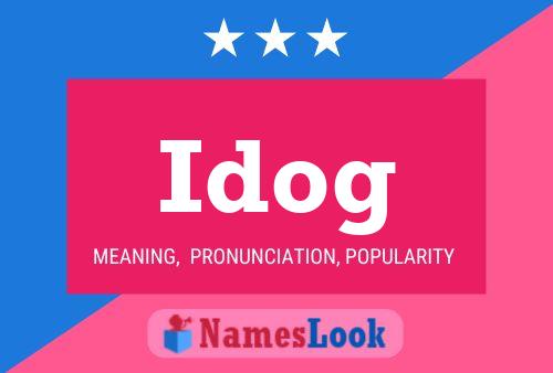 Idog Name Poster