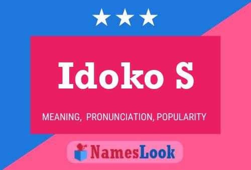 Idoko S Name Poster