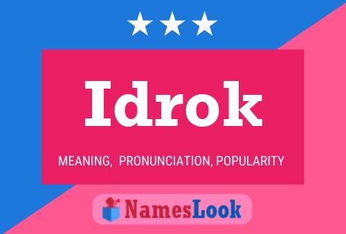 Idrok Name Poster