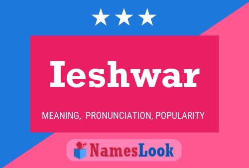 Ieshwar Name Poster