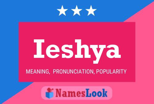 Ieshya Name Poster