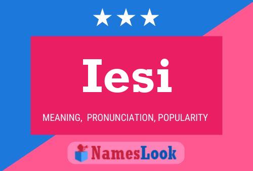 Iesi Name Poster