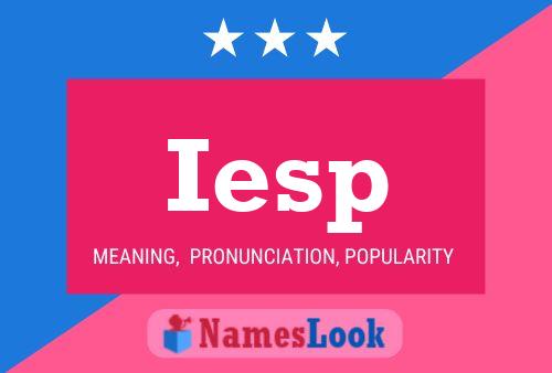 Iesp Name Poster