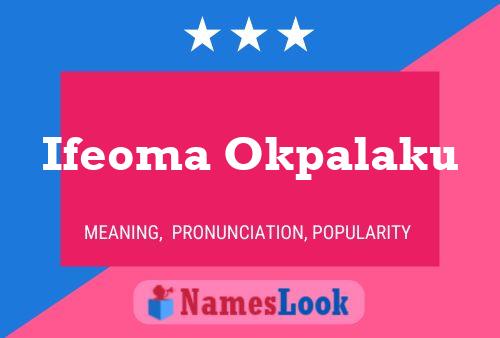 Ifeoma Okpalaku Name Poster