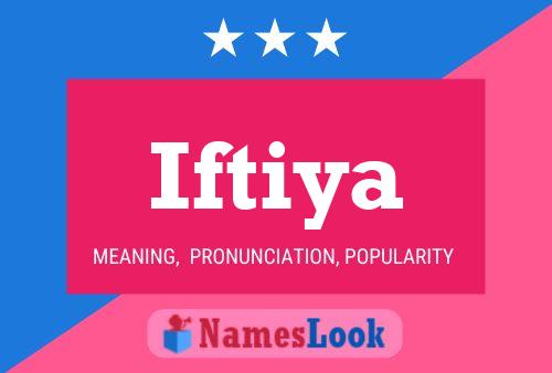 Iftiya Name Poster