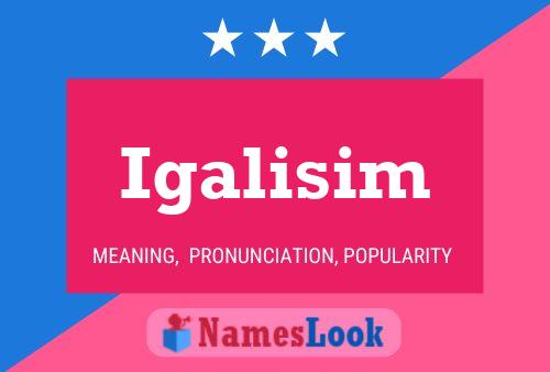 Igalisim Name Poster