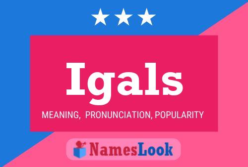 Igals Name Poster