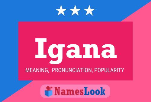 Igana Name Poster