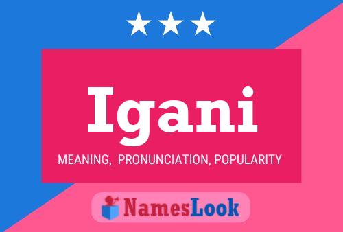 Igani Name Poster