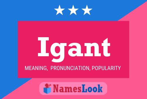 Igant Name Poster