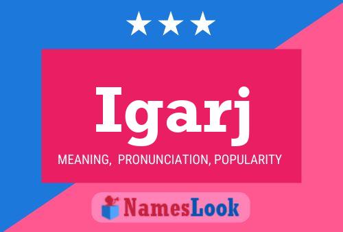 Igarj Name Poster