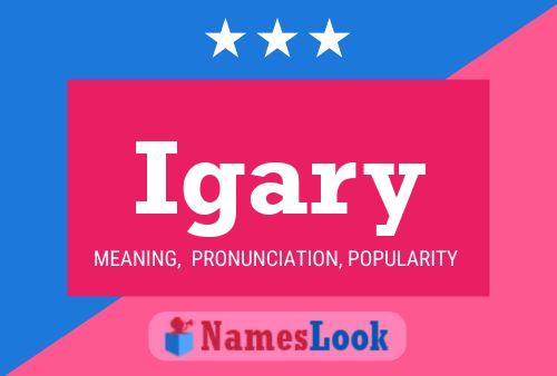 Igary Name Poster