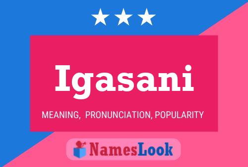 Igasani Name Poster