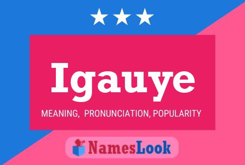 Igauye Name Poster