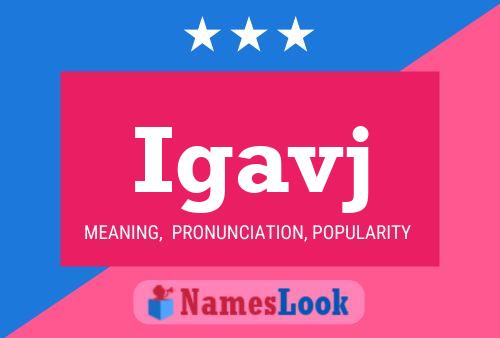 Igavj Name Poster