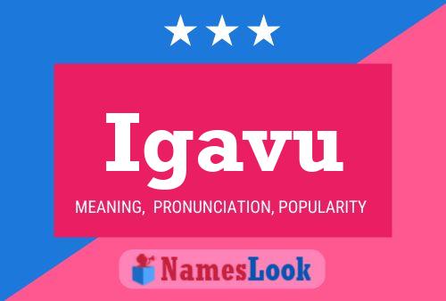 Igavu Name Poster