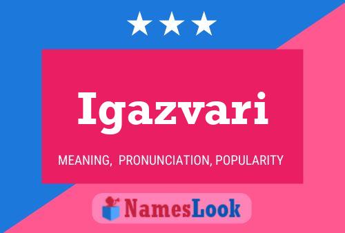 Igazvari Name Poster