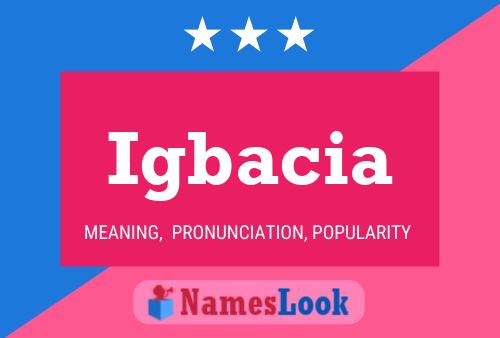 Igbacia Name Poster