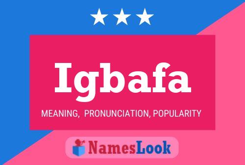 Igbafa Name Poster