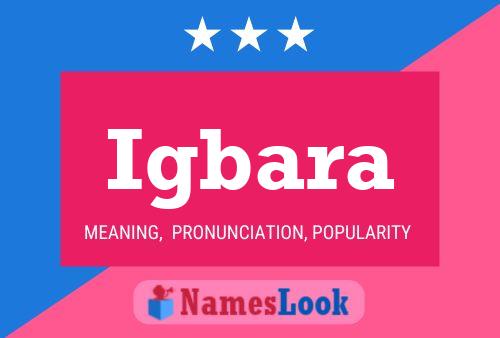 Igbara Name Poster