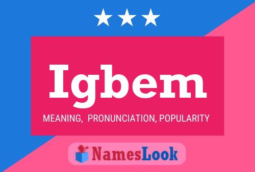 Igbem Name Poster