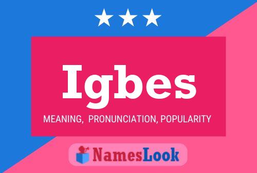 Igbes Name Poster